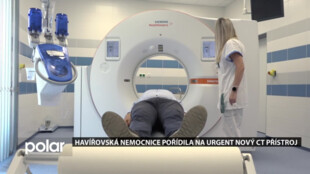 Havířovská nemocnice pořídila na urgentní příjem nový CT přístroj, stává se tak špičkovým pracovištěm