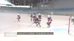 Hokejisté Studénky už obuli brusle a naskočili na led
