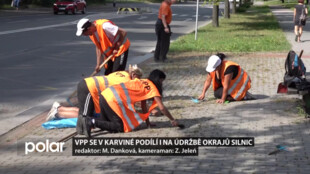 V Karviné se čištění silnic koordinuje se Správou silnic MSK,  okopy provádí VPP