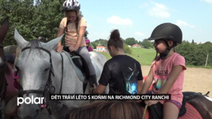 Děti tráví léto s koňmi na Richmond City Ranchi v Rychvaldě