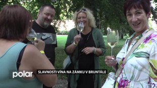 Bruntálské zámecké zahrady hostily Slavnosti vína i s řízenou degustací známých vinařů