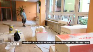 Výměna oken na ZŠ Moravská v Havířově se do září nestihne, starší žáci začnou distanční výukou