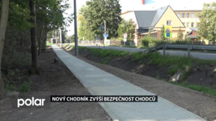 Nový chodník z Dolan na Holkovice zvýší bezpečnost chodců