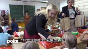 Do školních lavic se vrátily děti. V Ostravě-Porubě do nich usedlo 570 prvňáčků