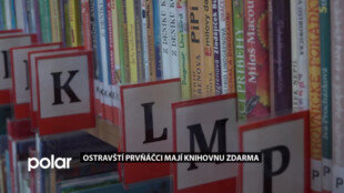 Ostravští prvňáčci mají knihovnu zdarma. Kampaň má pomoci děti přilákat ke knihám