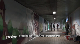 Podchod Horymírova v Ostravě-Jihu zkrášlili street art umělci