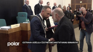 Ostrava udělila čestné občanství Ivanu Binarovi. Proslavil se jako spisovatel, překladatel a novinář