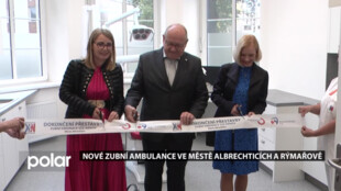 Ve Městě Albrechticích a v Rýmařově byly otevřeny dvě nové zubní ambulance, do konce roku zahájí provoz
