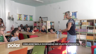 V ZŠ Dvorského v Ostravě-Jihu otevřeli školní knihovnu. Vznikla z čítárny