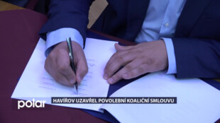 Havířov uzavřel a podepsal koaliční smlouvu, vedení města zůstane stejné