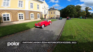 BEZ KOMENTÁŘE: Svatováclavská jízda historických vozidel zastavila v Nové Horce