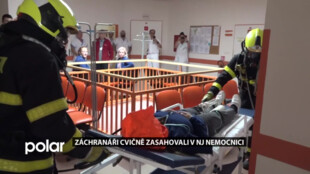 Záchranáři cvičně zasahovali v novojičínské nemocnici