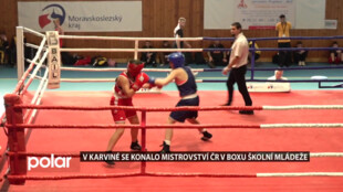 V Karviné se konalo Mistrovství ČR v boxu školní mládeže