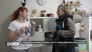 Ukrajinští uprchlíci našli v Porubě nový domov. Našli si práci a radnice jim přidělila byty