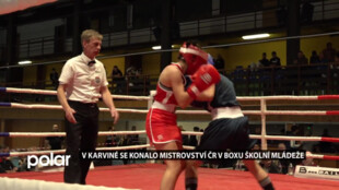 V Karviné se konalo Mistrovství ČR v boxu školní mládeže, účast boxerů byla rekordní
