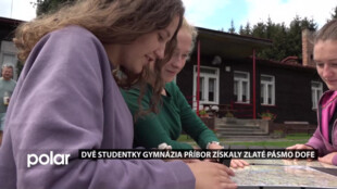 STUDUJ U NÁS: Dvě studentky Gymnázia Příbor získaly Zlaté pásmo DoFe