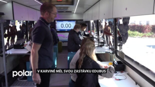 V Karviné zastavil EDUbus, mobilní pojízdná polytechnická laboratoř