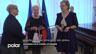 Odznaka „Zasłużony dla Kultury Polskiej” dla chóru Stonawa