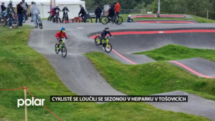 Cyklisté se loučili s letošní sezonou v HEIPARKU v Tošovicích