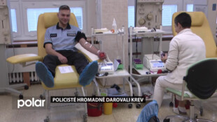 Hromadného dárcovství krve se v Bruntále zúčastnili policisté z Bruntálu, Krnova, Rýmařova, Města Albrechtic a Vrbna pod Pradědem