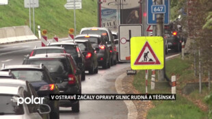 Na řidiče v Ostravě čekají tento týden komplikace na ulici Rudná a Těšínská