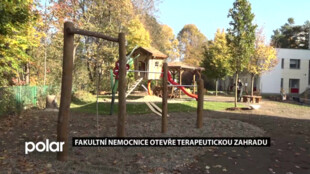Fakultní nemocnice v Ostravě otevře novou terapeutickou zahradu pro dětské pacienty