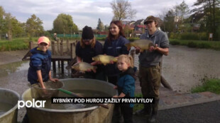 Na rybnících Pod Hurou ve Výškovicích proběhl první výlov po jejich revitalizaci