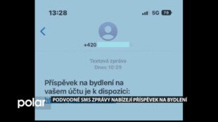 Podvodníci nabízejí příspěvek na bydlení. Pozor na podvodné SMS zprávy