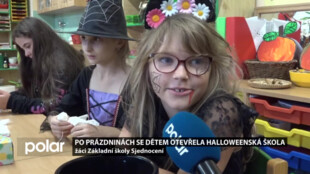 Po prázdninách se dětem na ulici Sjednocení  otevřela Halloweenská škola