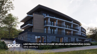 Lidé z Ostravice protestují proti stavbě apartmánového domu nad golfovým hřištěm