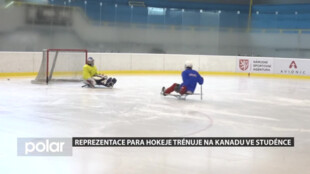 Česká reprezentace para hokeje trénuje na Kanadu ve Studénce