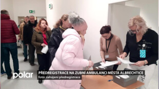 Předregistrace pacientů do nové zubní ambulance proběhla ve Městě Albrechticích