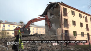 Společnost Heimstaden bourá v Havířově vybydlené domy