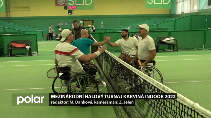 V Karviné se konal mezinárodní turnaj tenistů upoutaných na invalidní vozík