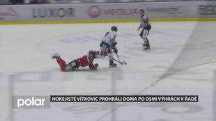 Vítězná série hokejistů Vítkovic skončila. Zápas s lídrem soutěže byl ale parádní
