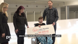 Sbírka Srdce pro Porubu pomohla patnáctiletému Tomášovi, může podstoupit další rehabilitace