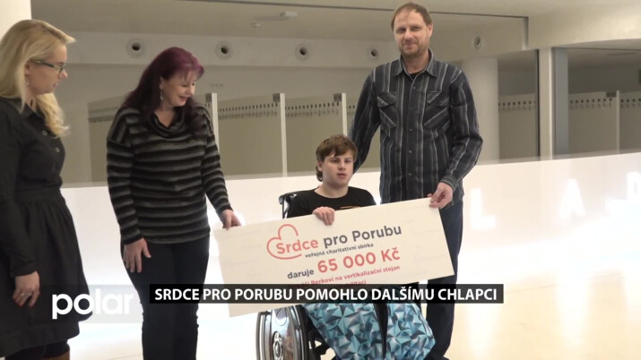 Sbírka Srdce pro Porubu pomohla 15 letému Tomášovi. Může podstoupit další rehabilitace