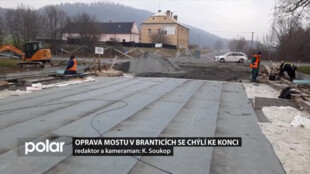 Řidiči i obce netrpělivě čekají na dokončení opravy mostu mezi Bruntálem a Krnovem