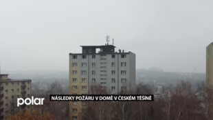 Hasiči zasahovali u výbuchu a požáru v domě v Českém Těšíně, několik lidí se nadýchalo kouře