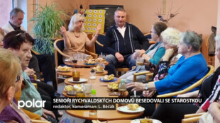 Senioři z rychvaldských domovů besedovali s novou starostkou
