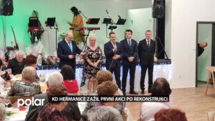 Ples seniorů prověřil čerstvě rekonstruovaný Kulturní dům Heřmanice