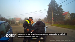 Polský řidič po natankování v Karviné ujel bez placení. Neujel ale strážníkům