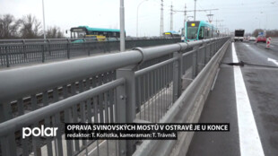 Oprava Svinovských mostů v Ostravě je u konce. Řidiči si mohou na mnoho let oddechnout