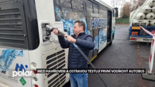 Na trase Havířov-Ostrava se testuje první vodíkový autobus