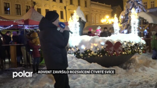 Advent završilo rozsvícení čtvrté svíce