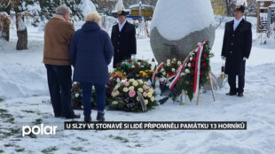 U slzy ve Stonavě si lidé připomněli památku 13 horníků, které zabil výbuch metanu