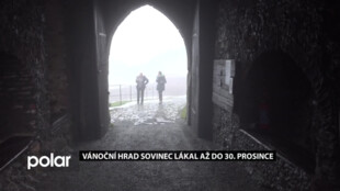 Návštěvníci hradu Sovince si mezi svátky mohli užít vánoční atmosféru i program na hradě
