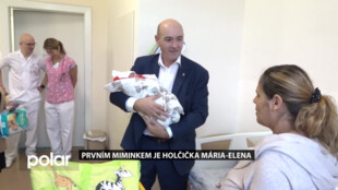 Prvním miminkem v novojičínské porodnici  je holčička Mária-Elena