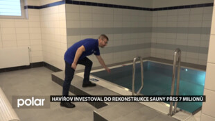 Havířov investoval do rekonstrukce sauny na krytém bazénu přes 7 milionů korun