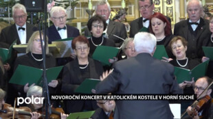Novoroční koncert v katolickém kostele v Horní Suché